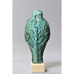 Cuib pentru lumina - ceramică, piatră Viștea, artist Petru Leahu